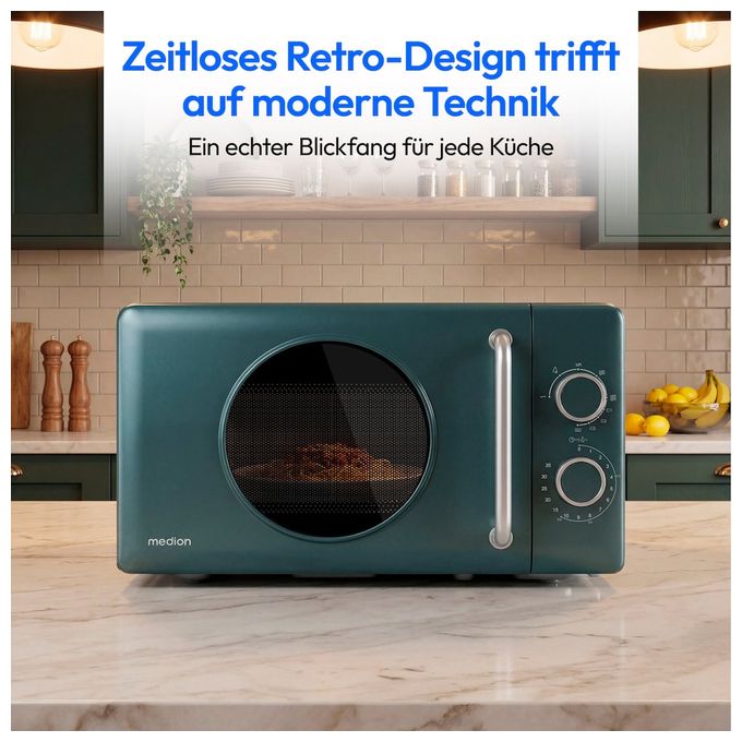 Standgeräte Solo 800 W Größe: klein 5 Stufen Grill  MD100119 (Farbe Petrol) 