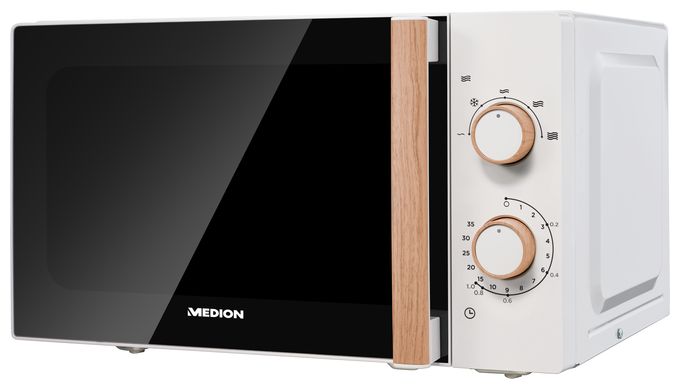 Freistehende Mikrowelle 700 W Größe: klein 5 Stufen  MD10596 (Weiß) 