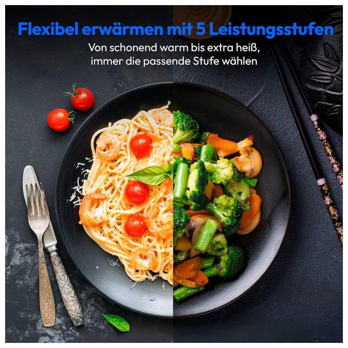 Freistehende Mikrowelle 800 W Größe: klein 5 Stufen  MD12011 (Schwarz) 