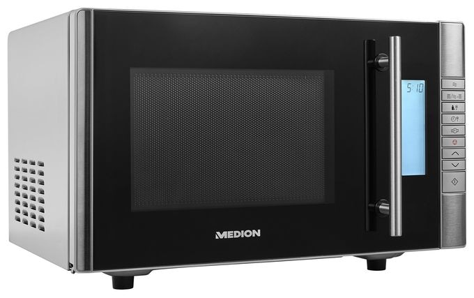 Standgeräte Solo 800 W Größe: klein 5 Stufen Grill  MD14482 (Schwarz, Edelstahl) 