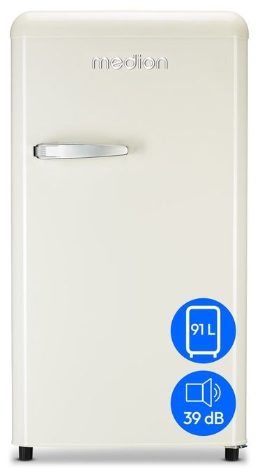 91 l Kühlschrank freistehend EEK: E 85 kWh Jahr  MD37800 (Cremefarben) 