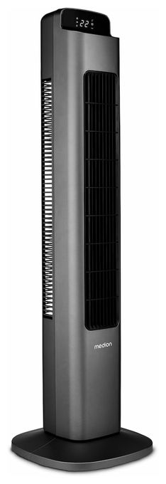 Turmventilator Stand 54 dB  P15TF MD10809 (Schwarz) 