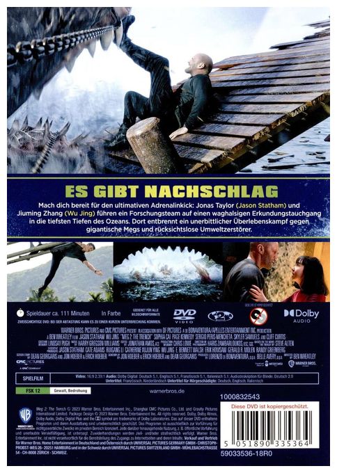 Meg 2: Die Tiefe (DVD) 
