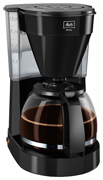 10 Tassen Filterkaffeemaschine  1023-02 Easy II (Schwarz, Edelstahl) 