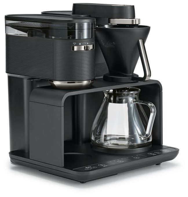 8 Tassen Filterkaffeemaschine  1024-01 Epos (Schwarz/Silber) 