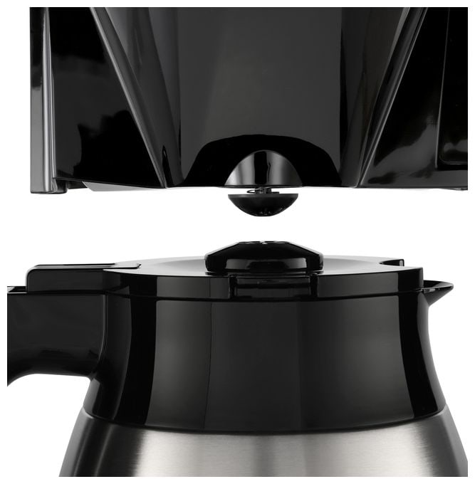 10 Tassen Thermo Filterkaffeemaschine 1,3 l  1025-18 Look Therm Perfection (Schwarz, Silber) 