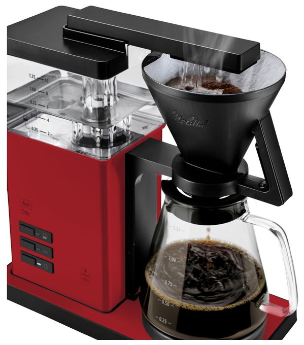10 Tassen Filterkaffeemaschine 1,2 l  1031-04 One (Rot) 