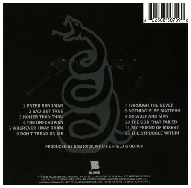 Metallica - Metallica (Remastered CD) 