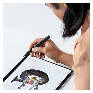 Bluetooth Eingabestift für Microsoft Surface Laptop Studio Surface Pro 8 - 9 Surface Pro X Surface Duo 2 Surface Hub 2S Surface Slim Pen 2 Pen Tips Surface Slim Pen Charger Schwarz Surface Slim Pen 2 