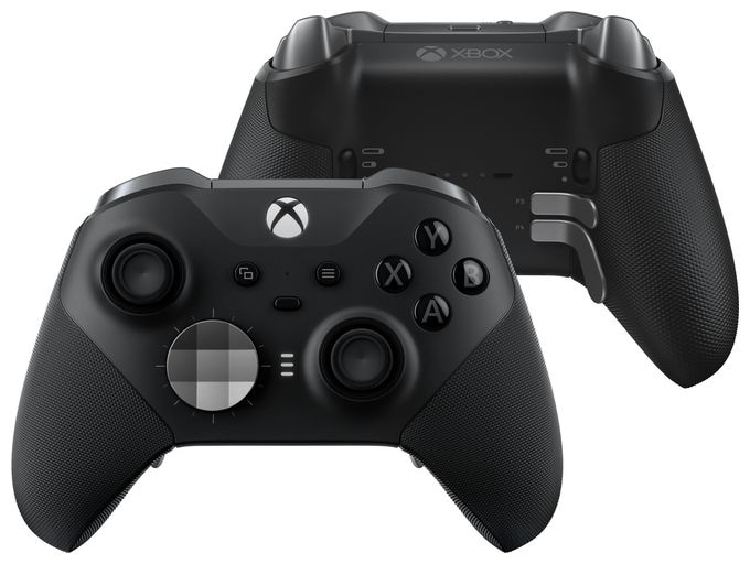 Analog / Digital Gamepad für Android, PC, Xbox One, Xbox One X  Xbox Elite Wireless Controller Series 2 (Schwarz) 