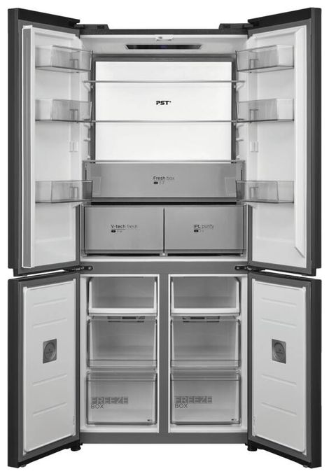 Side-by-Side Kühl-/ Gefrierkombination French Door 345 l / 170 l 307 kWh NoFrost 1910 mm x 833 mm  MDRM706BIE70 (Blau) 