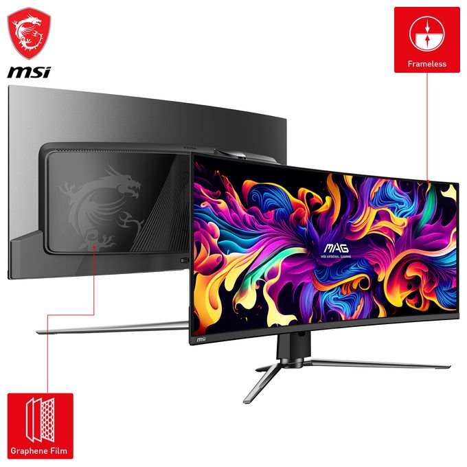 Quad HD Monitor 86,4 cm (34 Zoll) 21:9 0,03 ms  MAG 341CQPDE (Schwarz) 