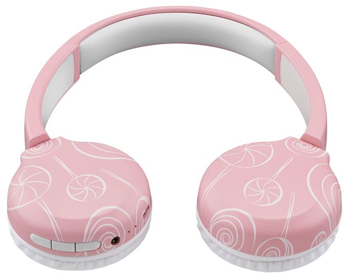 Ohraufliegender Bluetooth Kopfhörer kabellos 22 h Laufzeit  Fantasy (Pink) 
