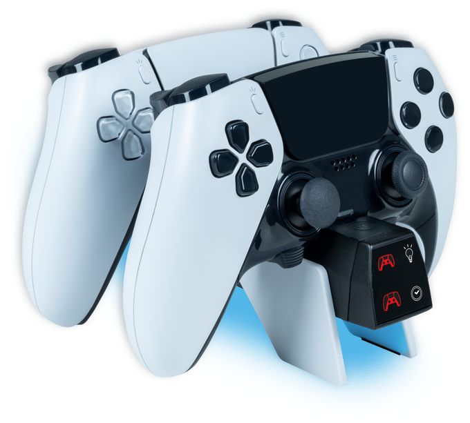 Ladestation PlayStation PS5 Kabelgebunden  Dual Charger V4 (Schwarz, Weiß) 