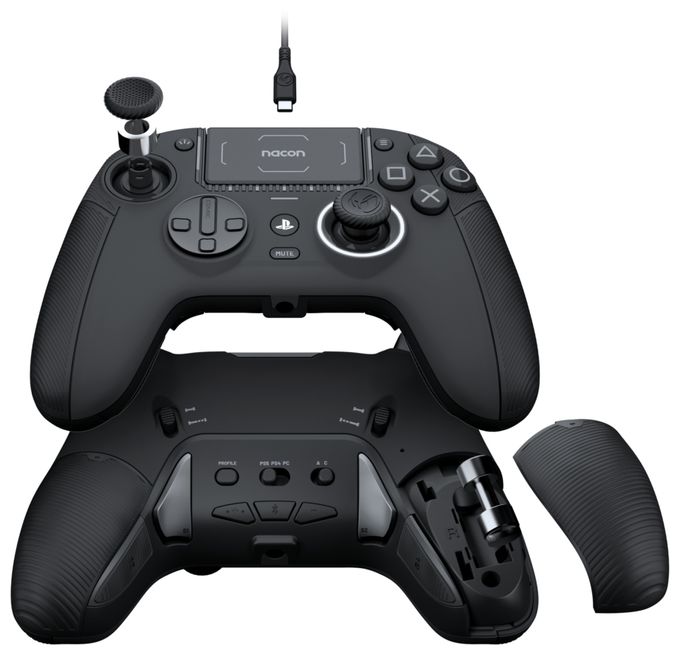 Gamepad für PC, PlayStation PS4, PlayStation PS5  Revolution 5 Pro (Schwarz) 