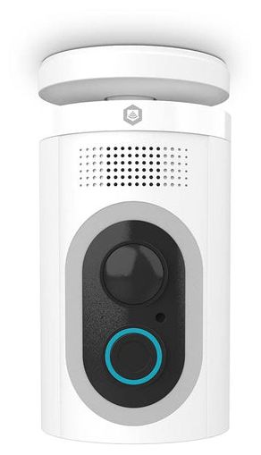 2304 x 1296 Pixel IP-Sicherheitskamera IP65 Innen & Außen Nachtsicht  SmartLife WIFICBO33WT (Weiß) 