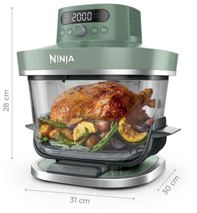 Heißluftfritteuse 5,7 l 2000 W  AS090EUGN Crispi Pro 5-in-1 (Grün) 