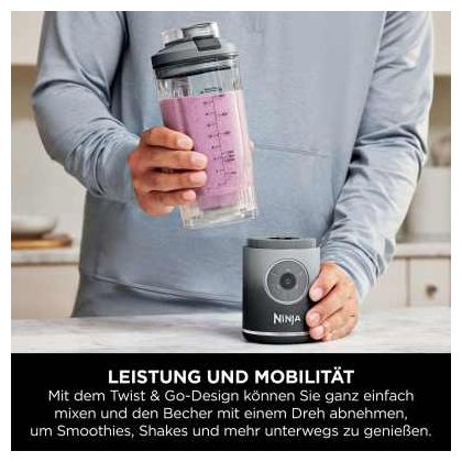 0,57 l Standmixer 3 Geschwindigkeiten  BC251EU Blast Max (Grau, Transparent) 