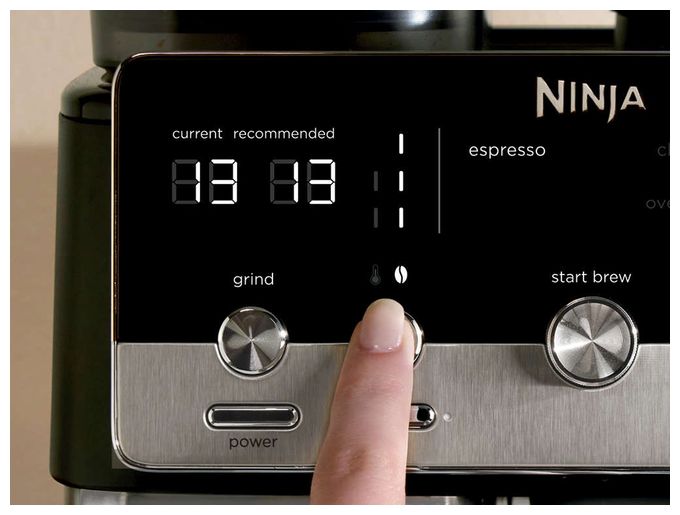 Siebträger Kaffeemaschine 1650 W  ES301EU Luxe Café Mini (Schwarz) 