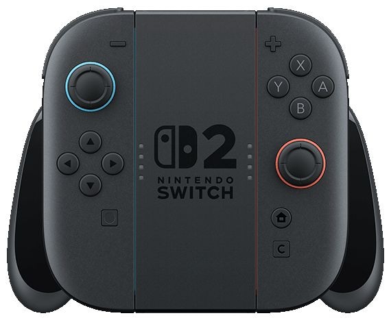 Steuerungsgrip Nintendo Switch 2 Joy-Con 2 (Schwarz, Transparent) Joy-Con 2 Aufladehalterung 