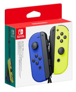 Analog / Digital Gamepad für Nintendo Switch  Joy Con 2er Set (Schwarz, Blau, Gelb) 