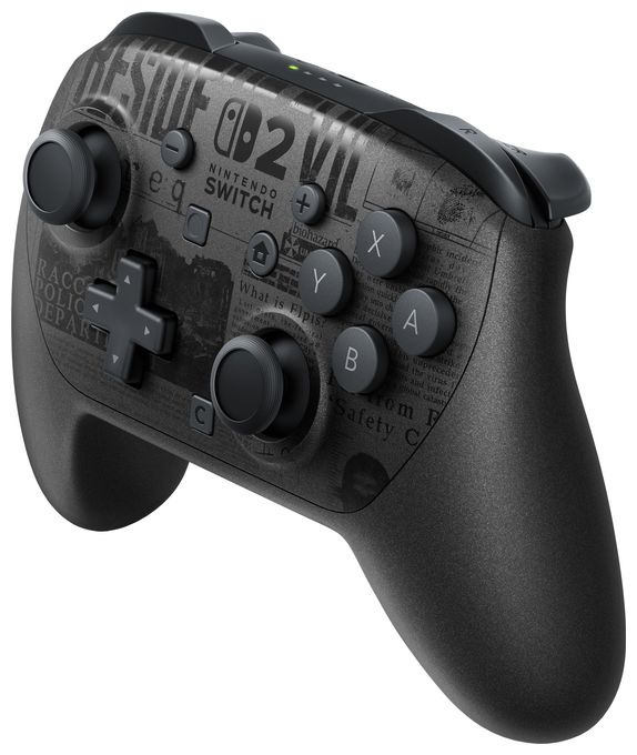 Analog / Digital Gamepad für Nintendo Switch 2  Switch 2 Pro Controller - Resident Evil Requiem Edition (Schwarz) 