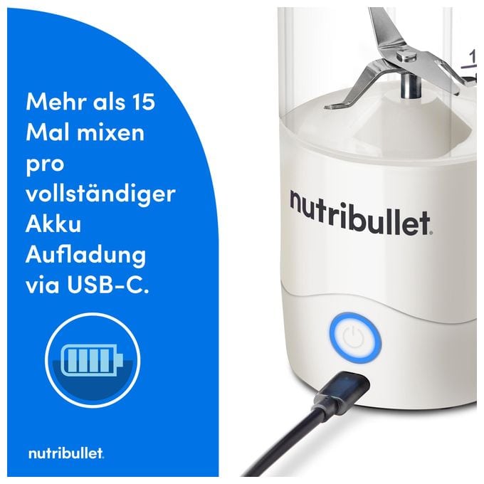 0,59 l Standmixer  NBP016W Flip (Schwarz, Weiß) 