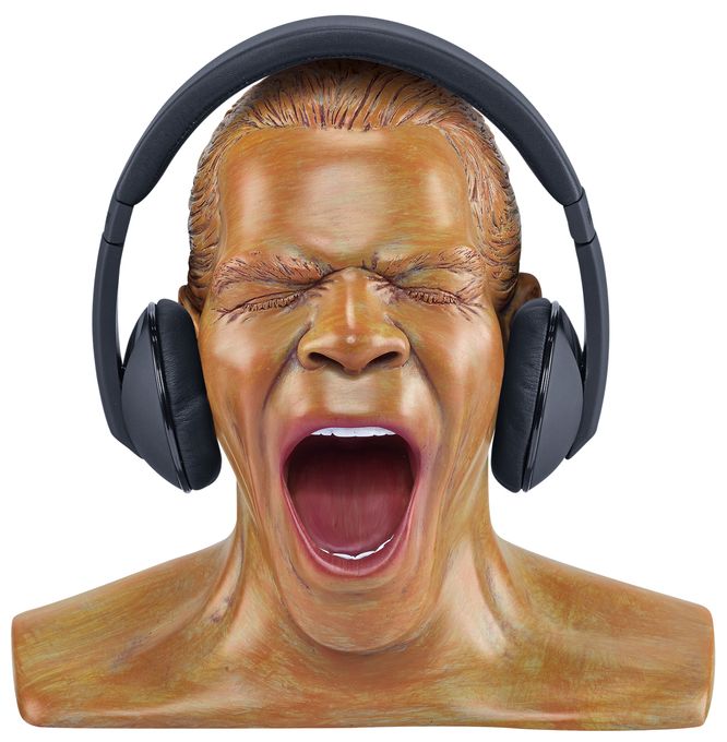 Headset-Ständer  Kopfhörerständer Scream Anniversery (Gold) 