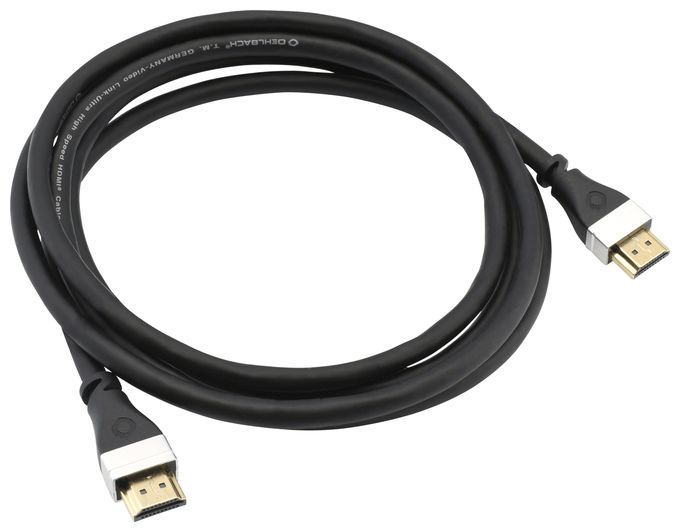 48 Gbit/s Stecker Gerade HDMI auf HDMI Typ A (Standard) 1 m  SL UHS (Schwarz) 