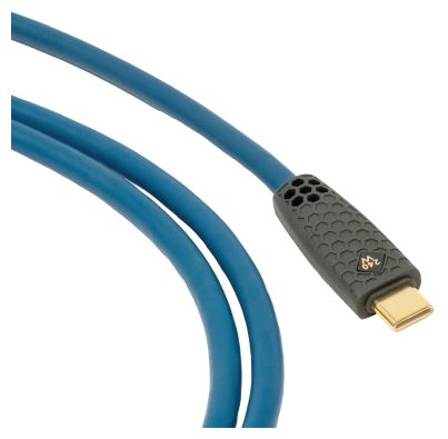 0,48 Gbit/s Stecker Rundkabel USB C auf USB C bis 240 W 2 m  USB Flex Charge CC (Blau, Schwarz) 