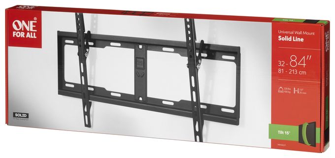 Wand Halterung bis 2,13 m (84") 100 kg 0 - 15° neigbar WM4621 