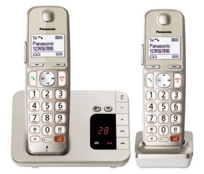 DECT-Telefon  KX-TGE262 (Champagner) 