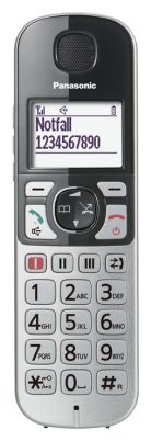 DECT-Telefon  KX-TGE520 (Schwarz/Silber) 