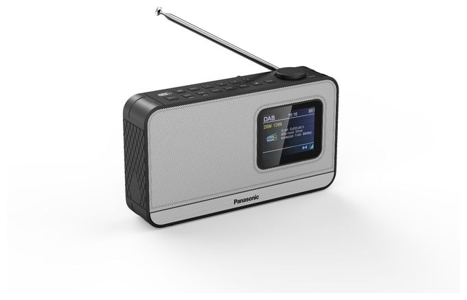 Bluetooth DAB+, FM Radio Tragbar  RF-D15 (Schwarz, Silber) 