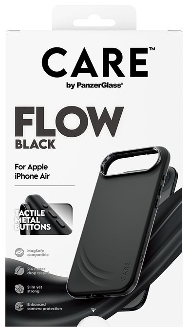 Cover für Apple Apple - iPhone Air  17473 Care Flow Case (Schwarz) 