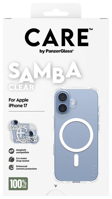 Cover für Apple Apple - iPhone 17  22326 Care Case Samba (Transparent) 