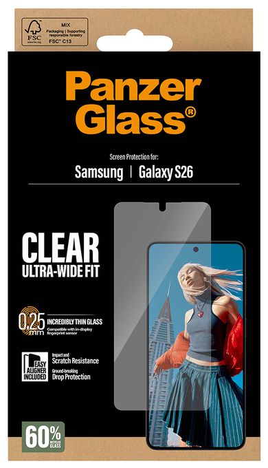 Klare Bildschirmschutzfolie Polyethylenterephthalat, Silikon für  Samsung Samsung - Galaxy S26 Kratzresistent, Schockresistent 34506 