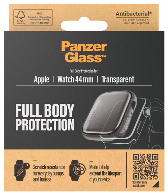 3643 Displayschutz Klare Bildschirmschutzfolie gehärtetes Glas für Apple - Watch 