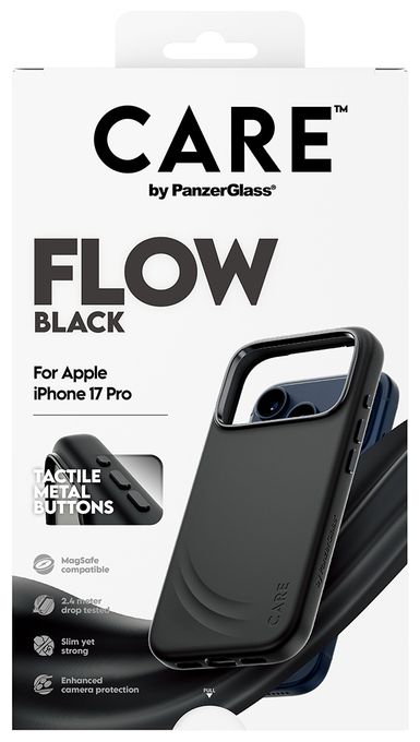 Cover für Apple Apple - iPhone 17 Pro  58291 Care Flow Case (Schwarz) 