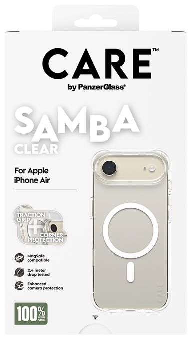 Cover für Apple Apple - iPhone Air  69281 Care Case Samba (Transparent) 