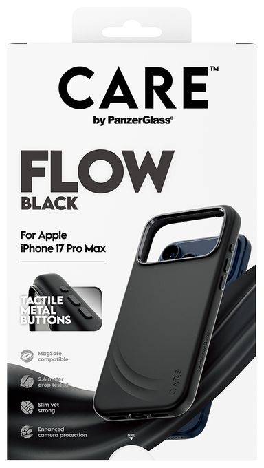 Cover für Apple Apple - iPhone 17 Pro Max  83131 Care Flow Case (Schwarz) 