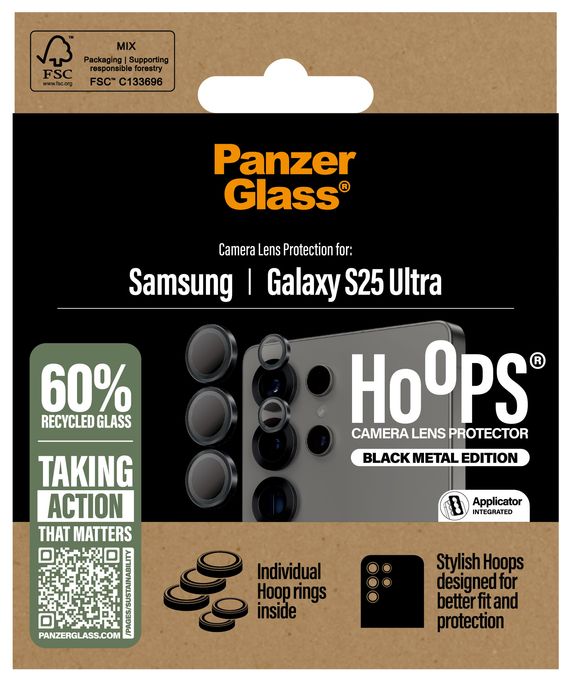 Klare Bildschirmschutzfolie Gehärtetes Glas, Silikon für  Samsung Samsung - Galaxy S25 Ultra Kratzresistent, Schockresistent Ceramic Hoops 