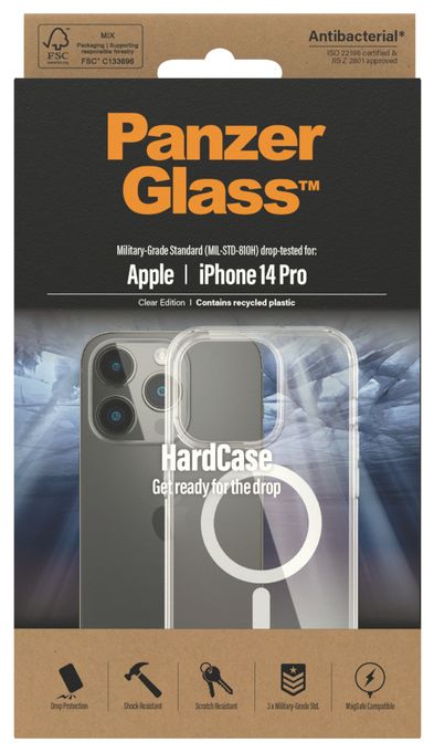 Cover für Apple Apple - iPhone 14 Pro  HardCase MagSafe (Transparent) 