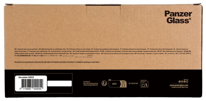 PanzerGlass® 2-Way Privacy Displayschutz iPhone 17 Pro Max | Ultra-Wide Fit für FastFit Installation Machine 