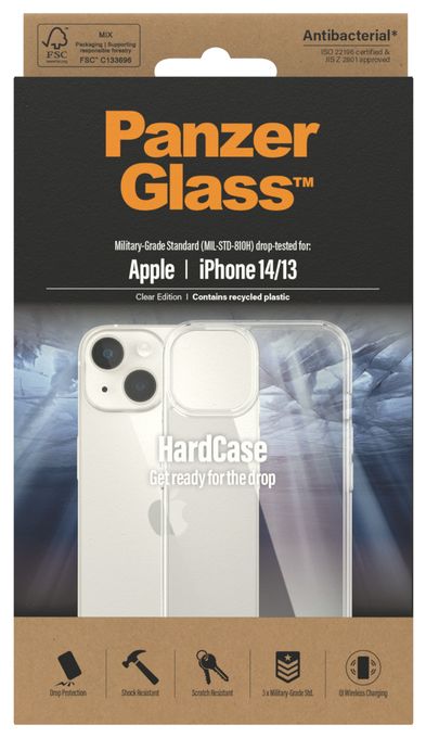 PanzerGlass® HardCase Apple iPhone 14 | 13 | Transparent 
