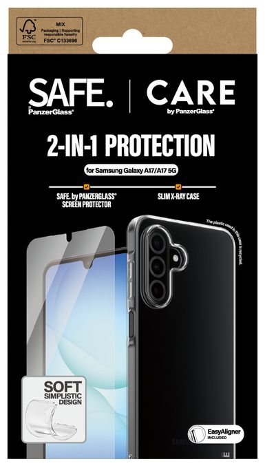 SAFE. | CARE™ by PanzerGlass® 2-in-1 Bundle Samsung Galaxy A17 | A17 5G 