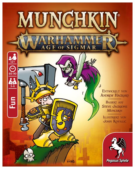 Kartenspiel bis zu 6 Spielern ab 12 Jahr(e) 17020G Munchkin Warhammer Age of Sigmar 
