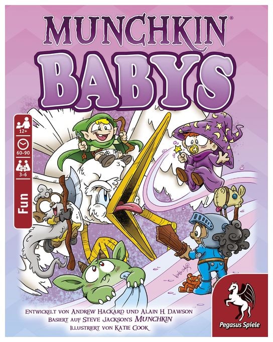 Kartenspiel bis zu 6 Spielern ab 12 Jahr(e) 17031G Munchkin Babys 