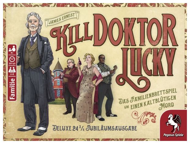 Brettspiel bis zu 8 Spielern ab 8 Jahr(e) 51797G Kill Doktor Lucky 