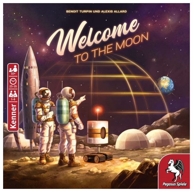 Brettspiel bis zu 6 Spielern ab 10 Jahr(e) 53153G Welcome to the Moon 